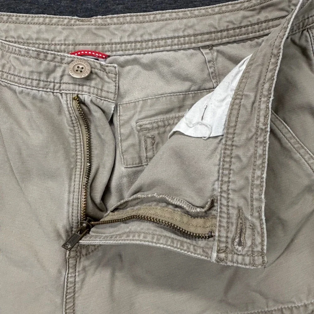 The North Face Shorts Mens 34 Khaki Cargo Cotton Multiple Pocket Utility Outdoor